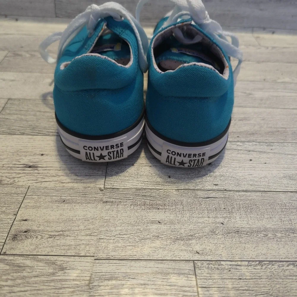 Converse Girls Boys Junior All Star Shoes Turbo Green Sneakers Shoes Size 6